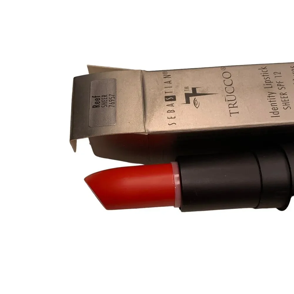Sebastian Trucco Identity Lipstick Sheer SPF 12 NIB NOS Reef Sheer 76957